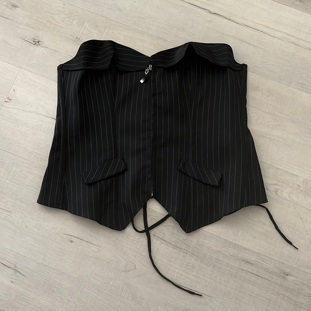 striped corset